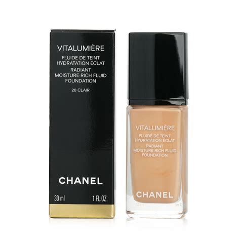 chanel vitalumiere foundation 20 clair